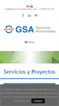 Mobile Screenshot of gsaserviciosambientales.com